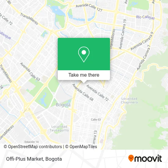 Offi-Plus Market map