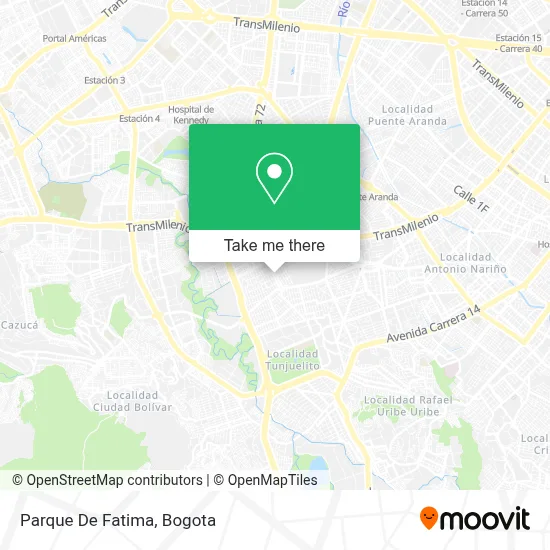 Parque De Fatima map