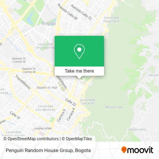 Penguin Random House Group map