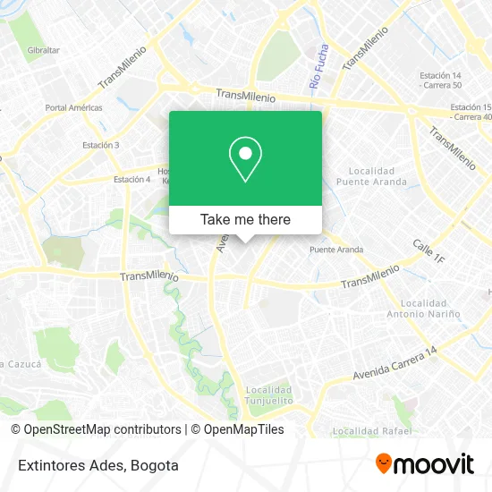 Extintores Ades map