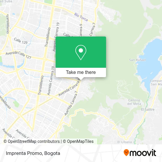 Imprenta Promo map