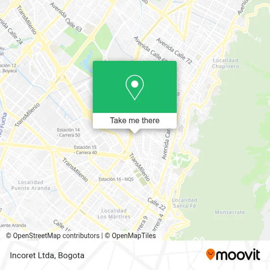 Incoret Ltda map