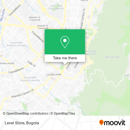Level Store map