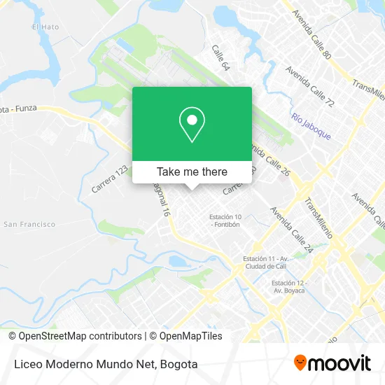 Liceo Moderno Mundo Net map
