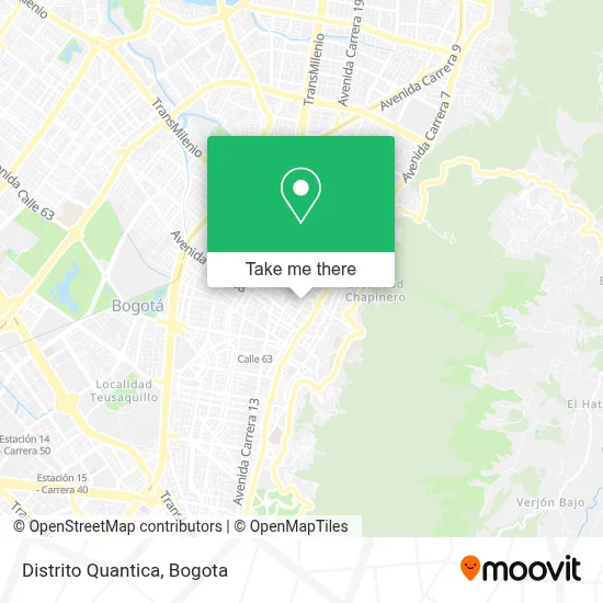 Distrito Quantica map