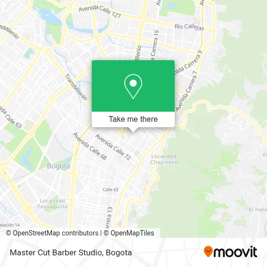 Master Cut Barber Studio map