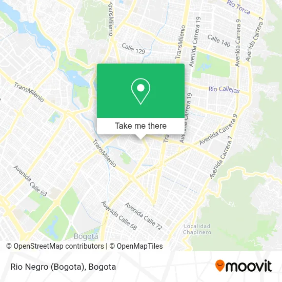 Rio Negro (Bogota) map