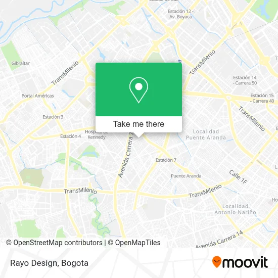 Rayo Design map