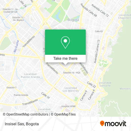 Insisel Sas map