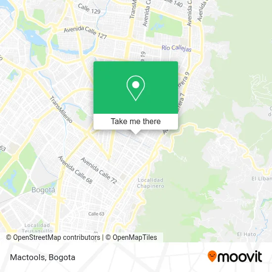Mactools map