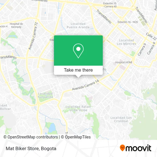 Mat Biker Store map