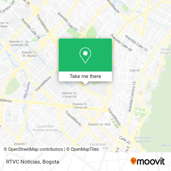RTVC Noticias map