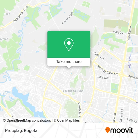 Procplag map