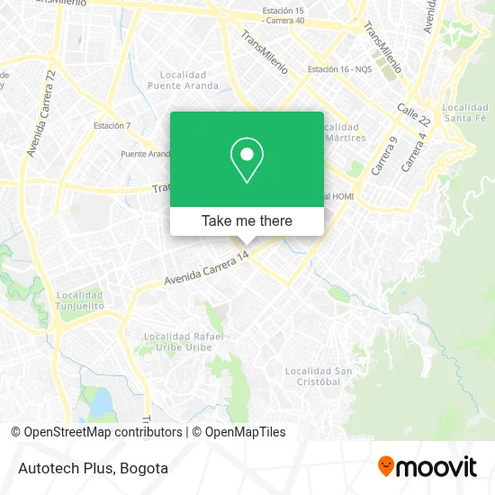 Autotech Plus map