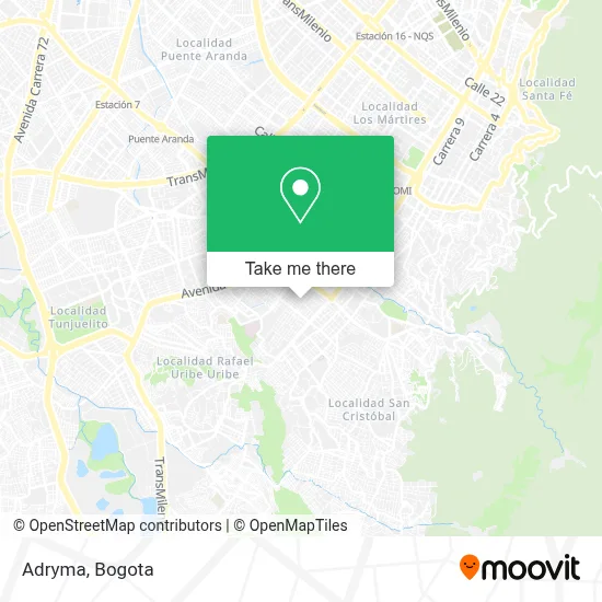 Adryma map