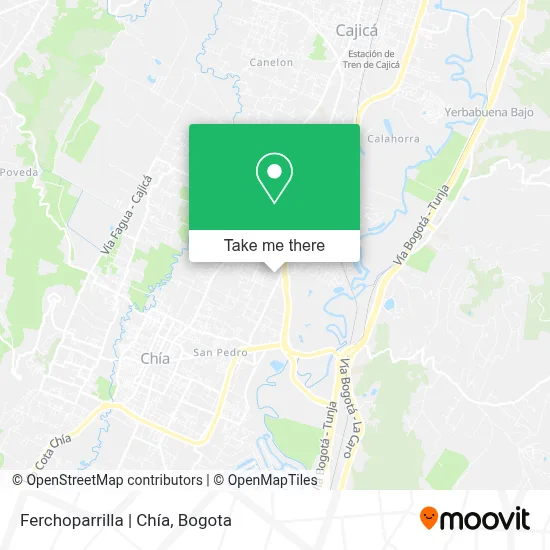 Ferchoparrilla | Chía map