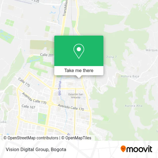 Vision Digital Group map