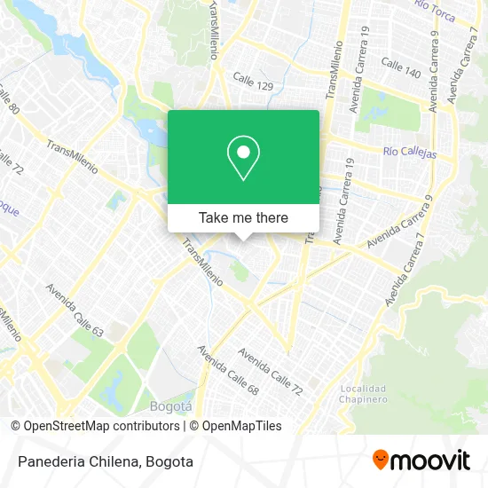 Panederia Chilena map