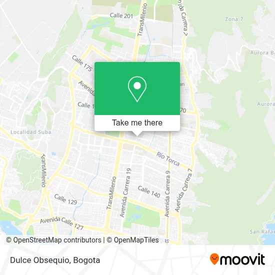 Dulce Obsequio map