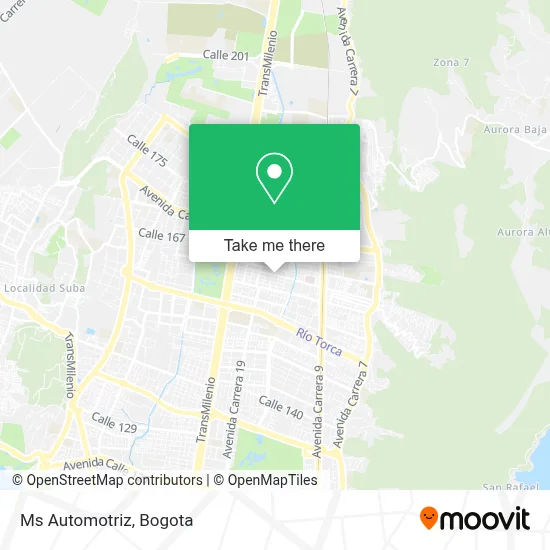 Ms Automotriz map