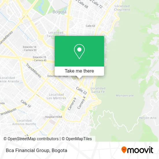 Bca Financial Group map