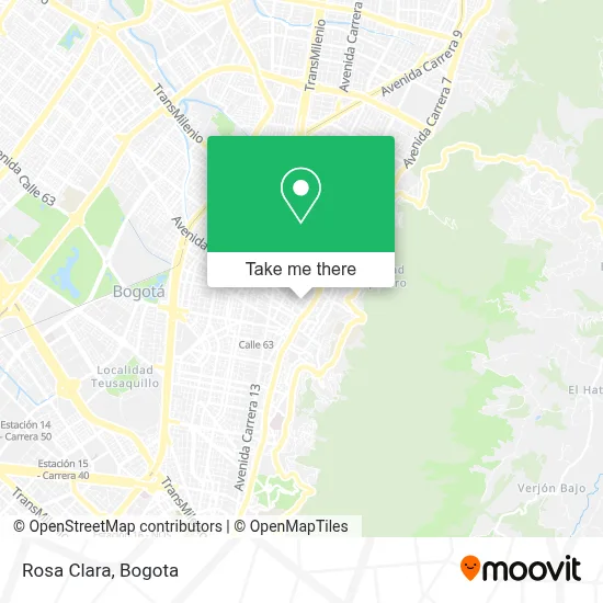 Rosa Clara map