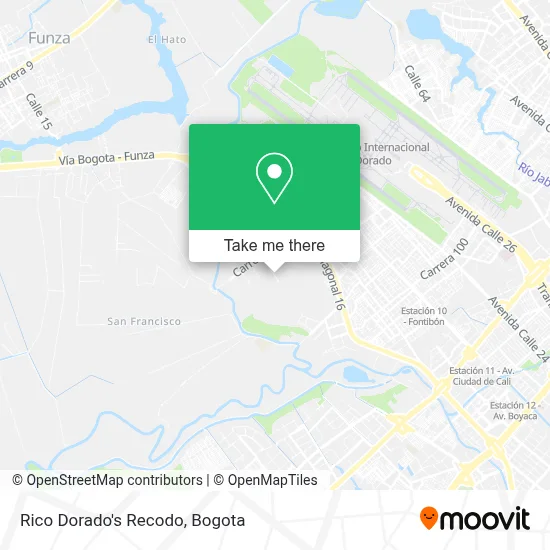 Rico Dorado's Recodo map