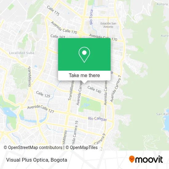Visual Plus Optica map