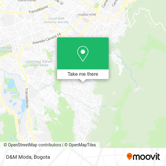 D&M Moda map