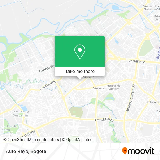 Auto Rayo map