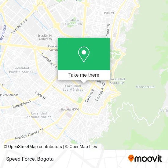 Speed Force map