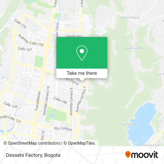 Dessets Factory map