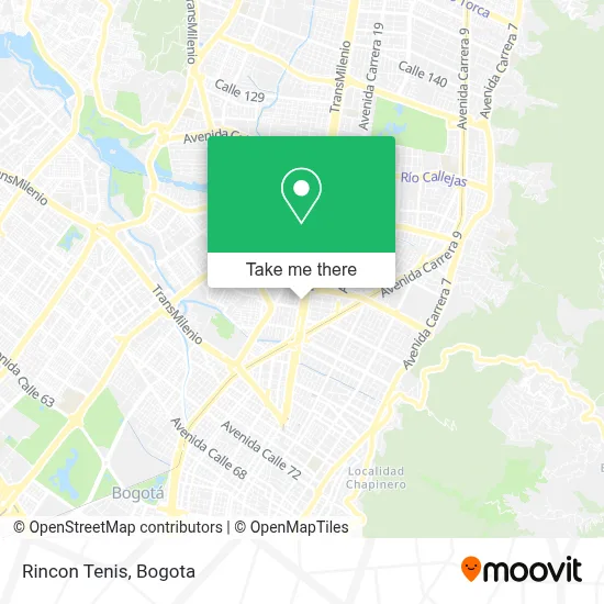Rincon Tenis map
