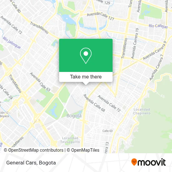 General Cars map