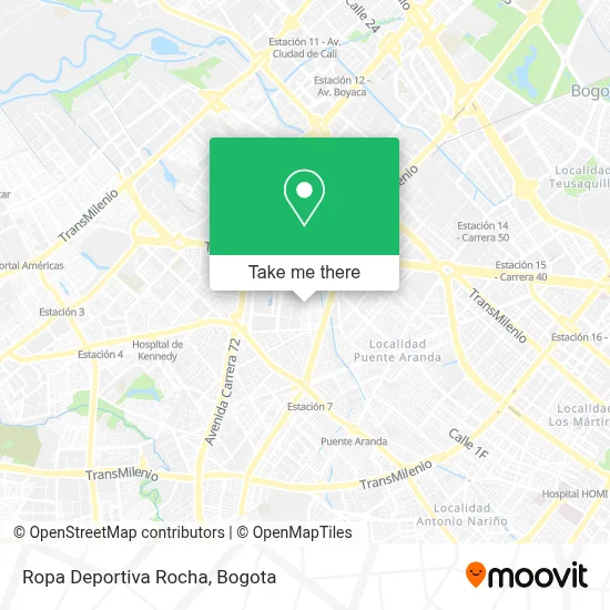 Ropa Deportiva Rocha map