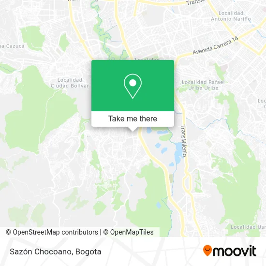 Sazón Chocoano map