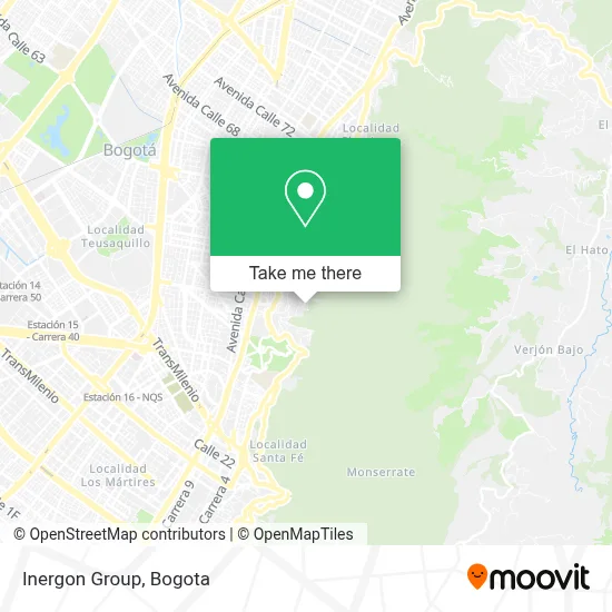 Inergon Group map
