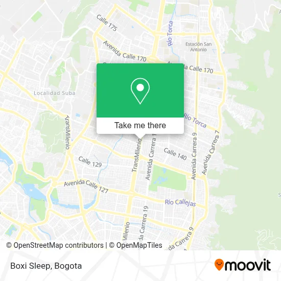 Boxi Sleep map