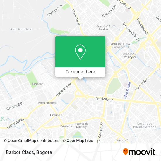 Barber Class map