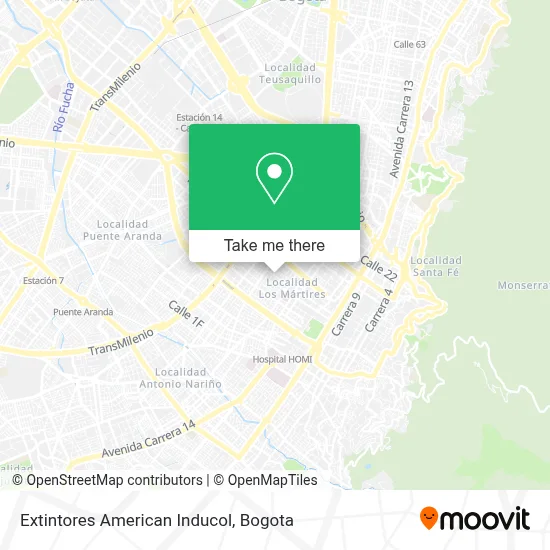 Extintores American Inducol map