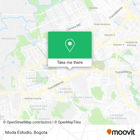Moda Estudio map