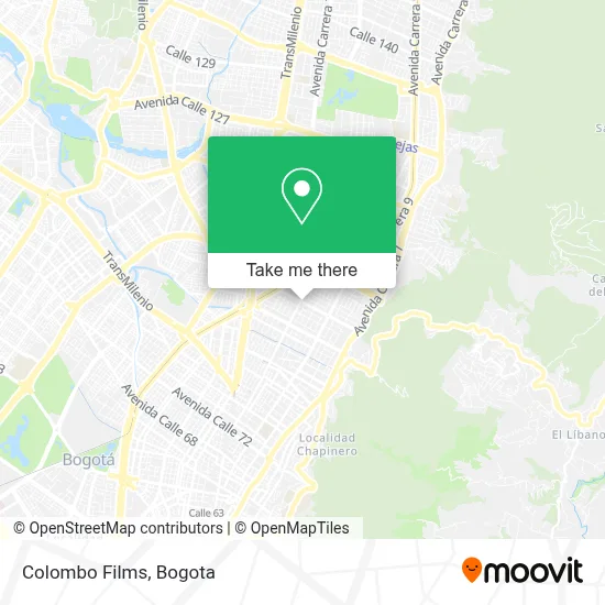 Colombo Films map
