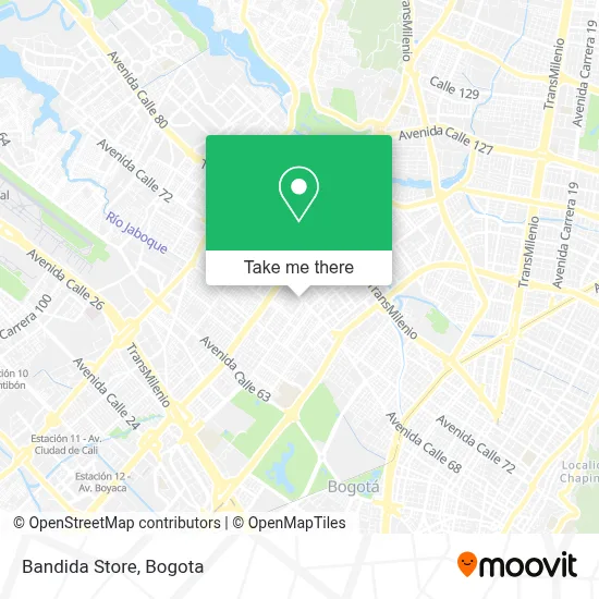Bandida Store map