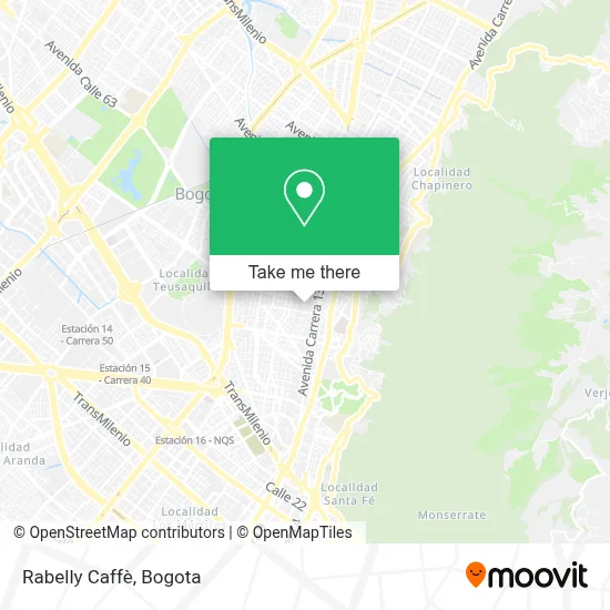 Rabelly Caffè map
