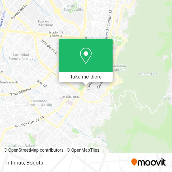 Intimas map