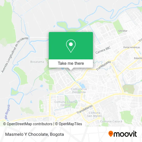 Masmelo Y Chocolate map
