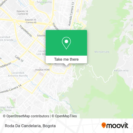 Roda Da Candelaria map