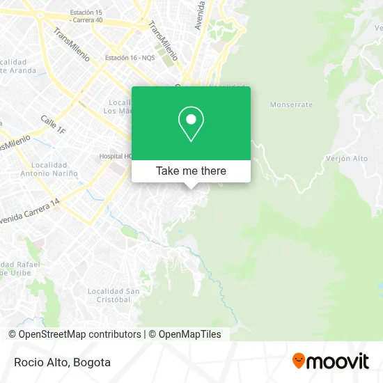 Rocio Alto map