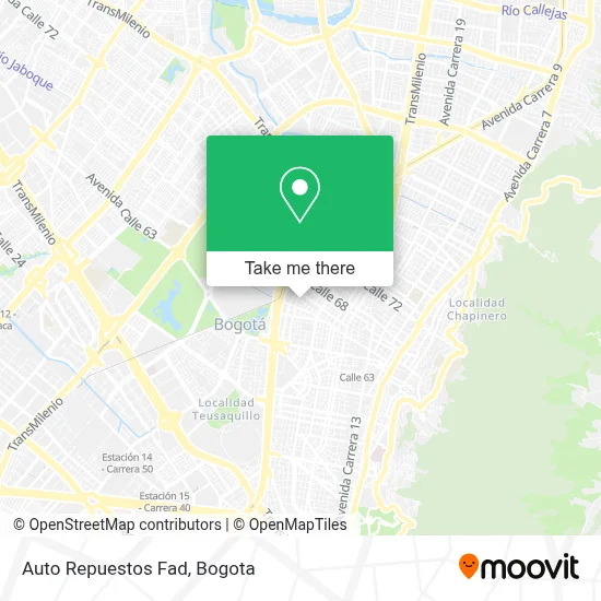 Auto Repuestos Fad map