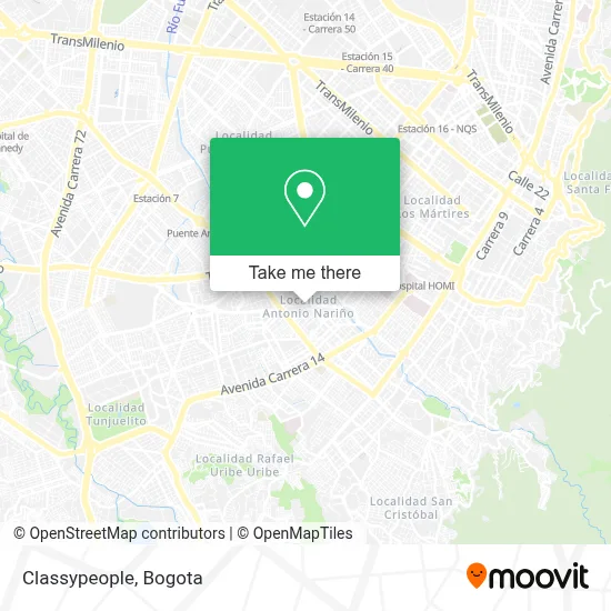 Classypeople map